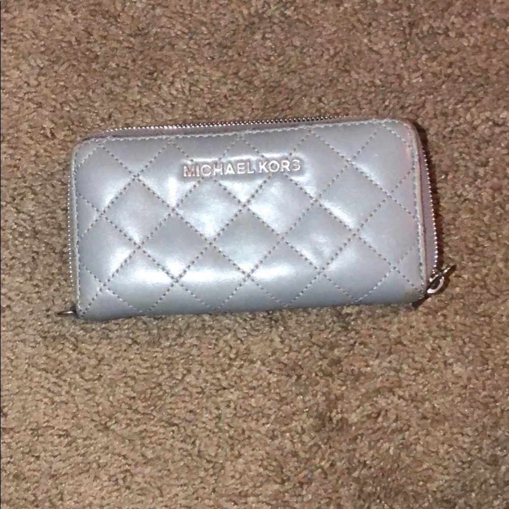 Used Micheal Kora Gray wallet